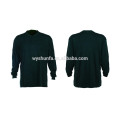 100% cotton flame-resistant henley long sleeve shirt with NFPA2112 certificate